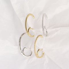 INS Style Personality Full Of Diamond Earrings Earrings Earrings Wild Earrings