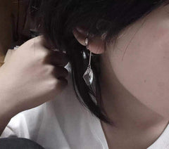 Asymmetrical Earrings Temperament Long Earrings