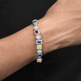 Colored Zircon Bracelets For Men And Women
