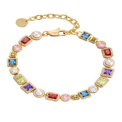 Colored Zircon Bracelets For Men And Women