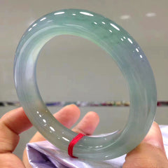 Women's Fashion Permeable Round Bar Jade Bracelets