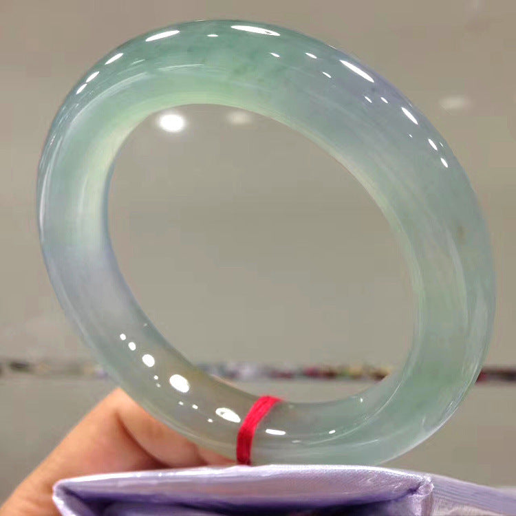 Women's Fashion Permeable Round Bar Jade Bracelets