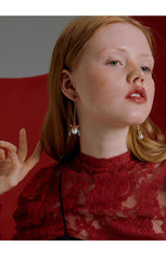 Huadan earrings female temperament long earrings