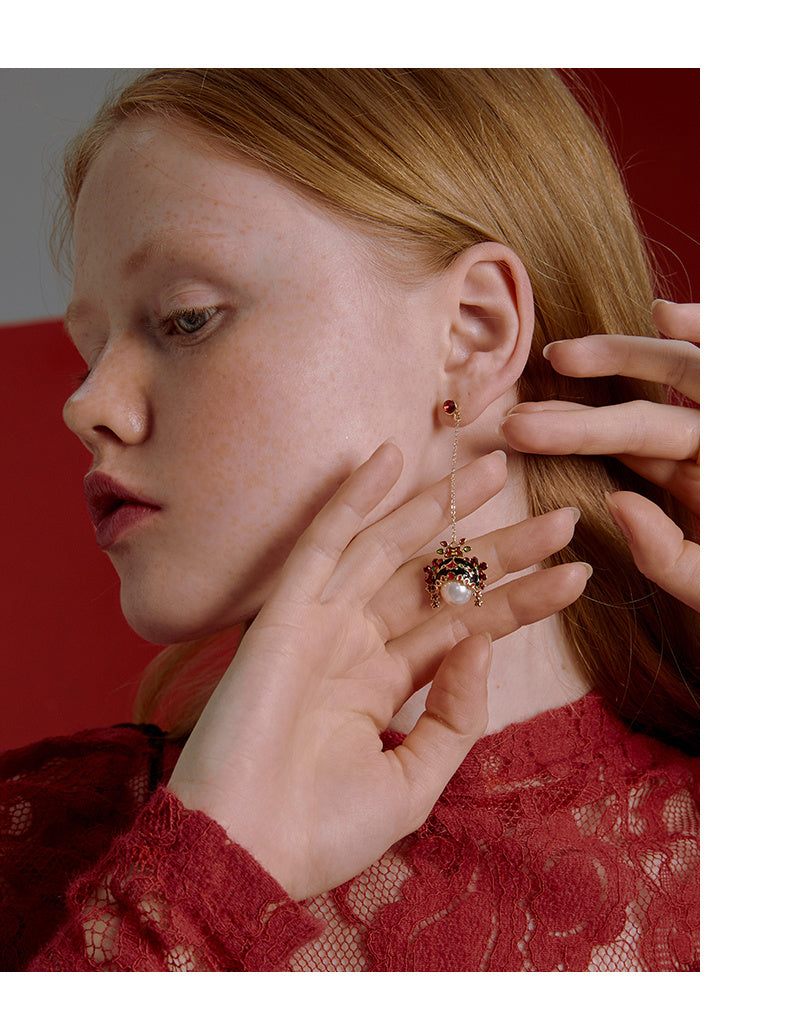 Huadan earrings female temperament long earrings