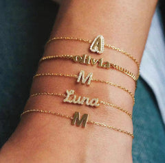 Customized Name Bracelets 925 Silver Name Bracelet