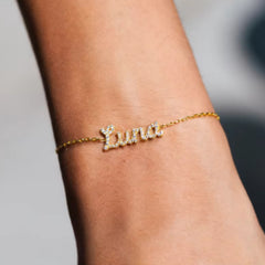 Customized Name Bracelets 925 Silver Name Bracelet