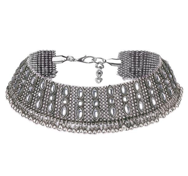 Short chain necklace pearl necklace Necklace bell female models