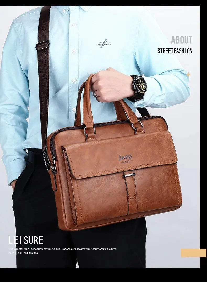 Prestivo-Men Briefcase Bag