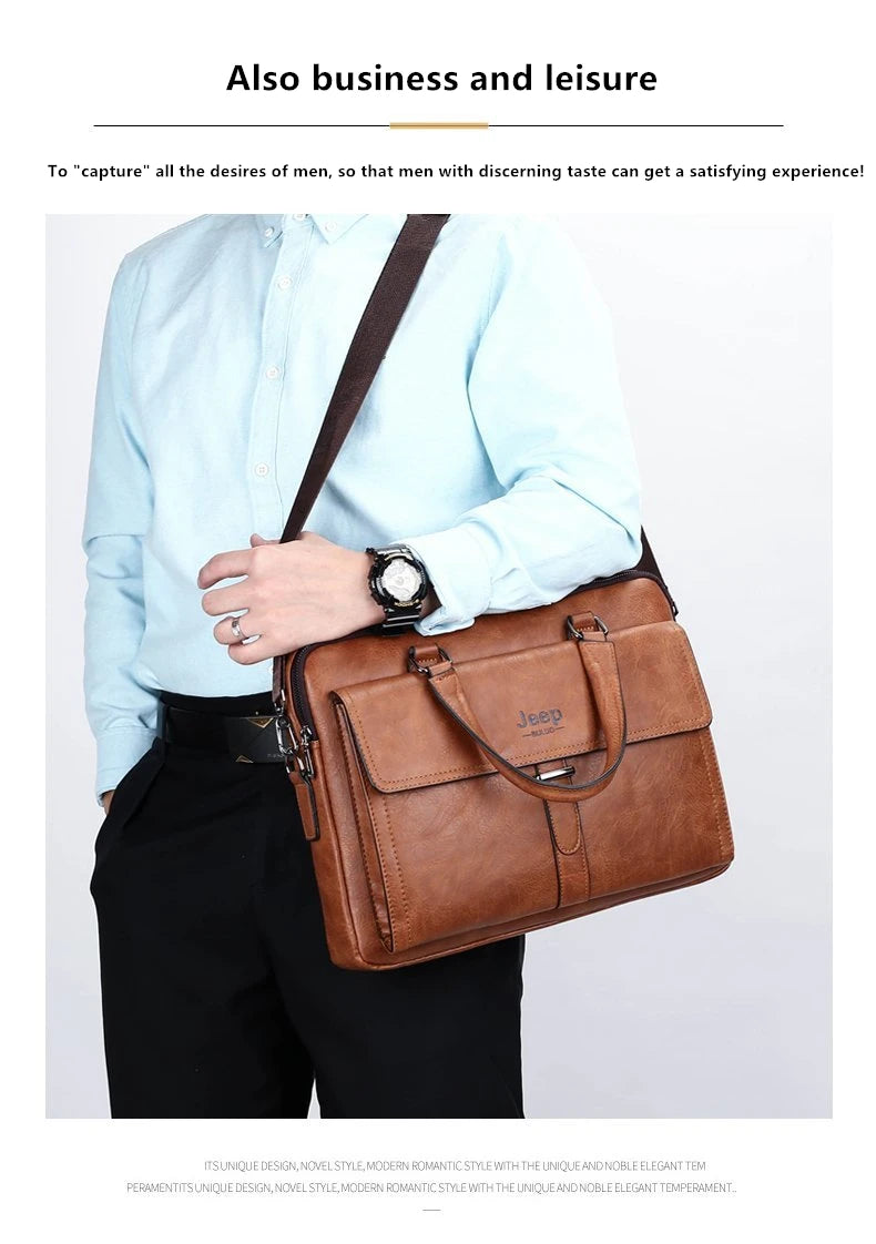 Prestivo-Men Briefcase Bag