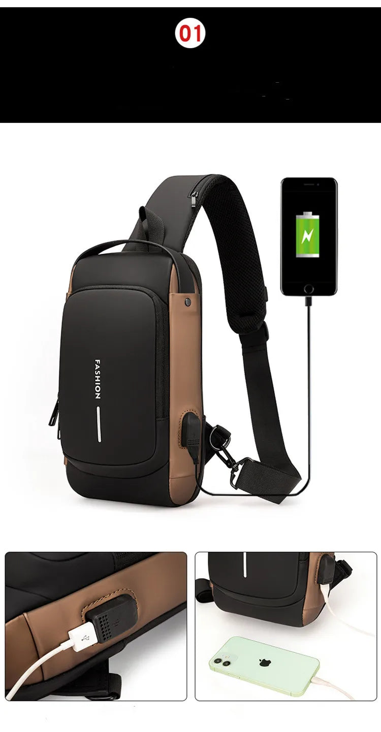 Urbanlock, shoulder bag for men