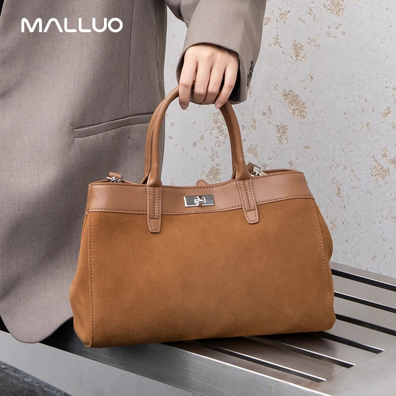 Velora, Casual suede handbags for women,