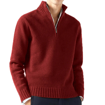 L'intemporel Pull 1/4 fermeture éclaire Homme