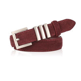 ABI-Ceinture élégante en daim pour femme