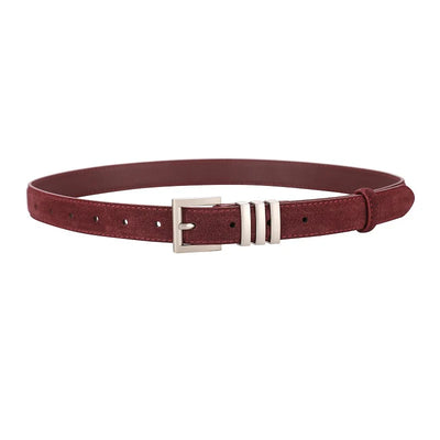 ABI-Ceinture élégante en daim pour femme