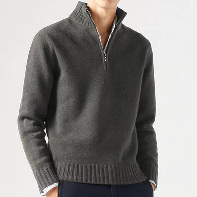 L'intemporel Pull 1/4 fermeture éclaire Homme
