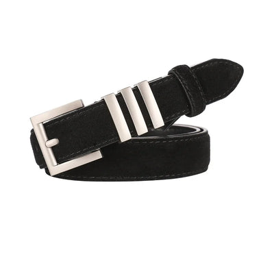 ABI-Ceinture élégante en daim pour femme