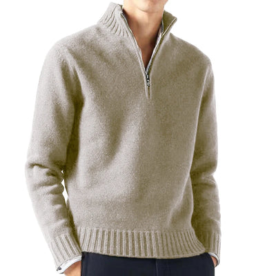 L'intemporel Pull 1/4 fermeture éclaire Homme