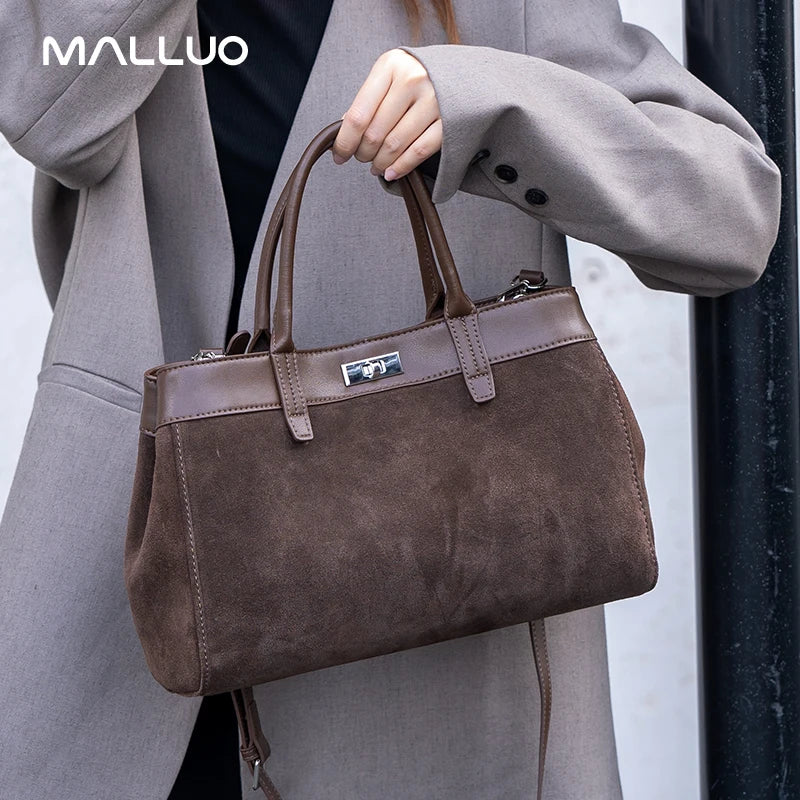 Velora, Casual suede handbags for women,