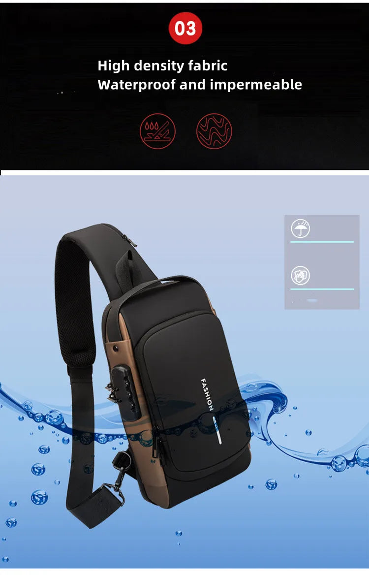 Urbanlock, shoulder bag for men