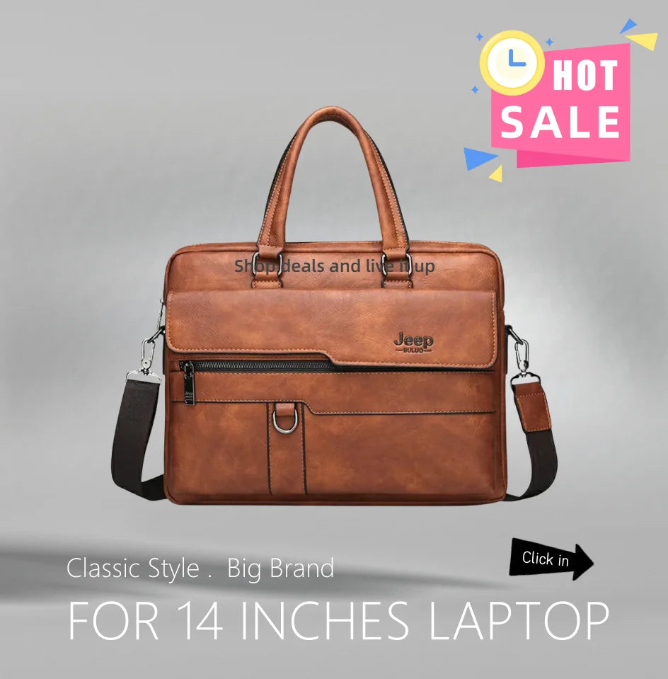 Prestivo-Men Briefcase Bag