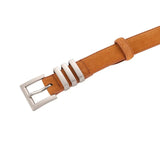 ABI-Ceinture élégante en daim pour femme