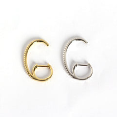 INS Style Personality Full Of Diamond Earrings Earrings Earrings Wild Earrings