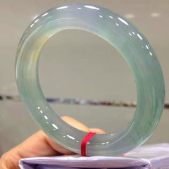 Women's Fashion Permeable Round Bar Jade Bracelets