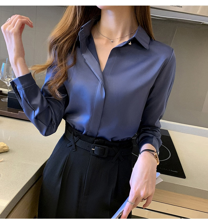 Chemise Mode Satinée