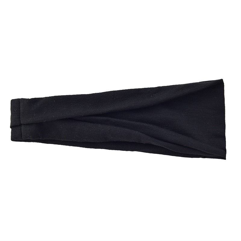 Bandeau mode Yoga, élastique, couleurs unies