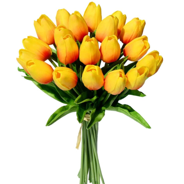 Tulipes artificielles en bouquet