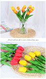 Tulipes artificielles en bouquet