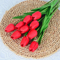 Tulipes artificielles en bouquet